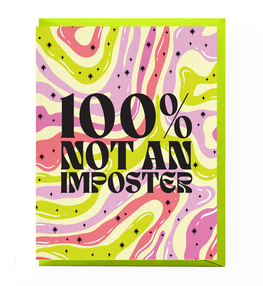 100% Not An Imposter Card