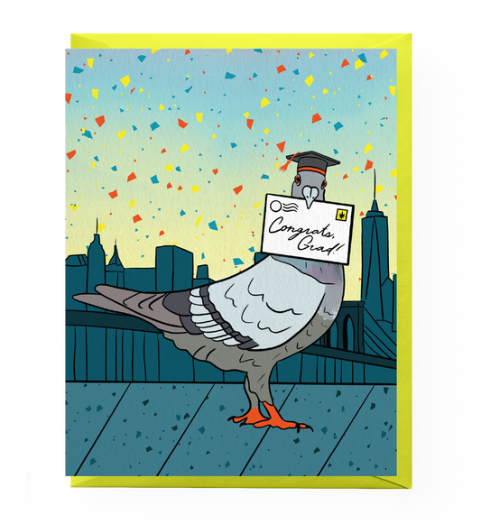 Pigeon Graduation Card