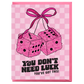 Fuzzy Dice Encouragement Card