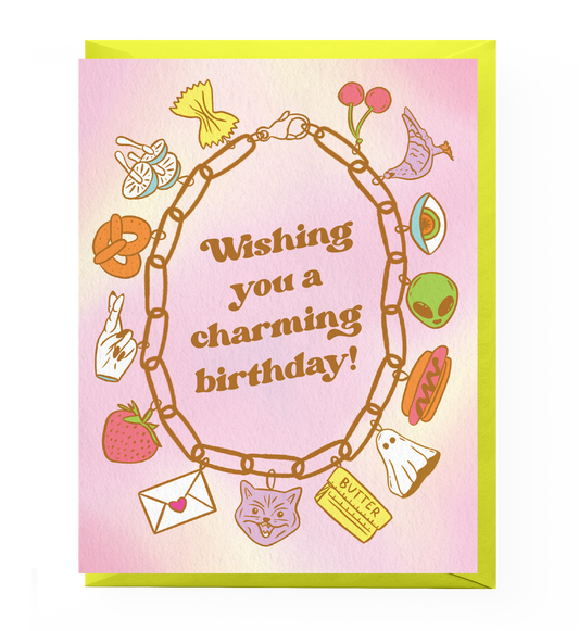 Charm Bracelet Birthday Card