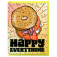 Happy Everything Bagel Greeting Card