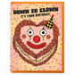 Clown Cake Birthday Card