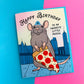 Pizza Rat Birthday Card