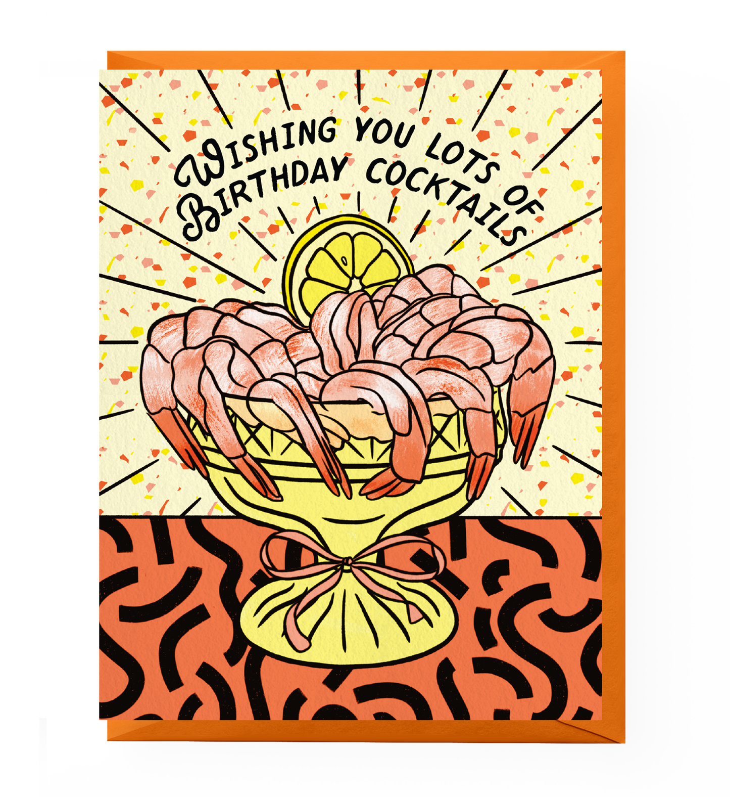 Shrimp Cocktail Birthday Card