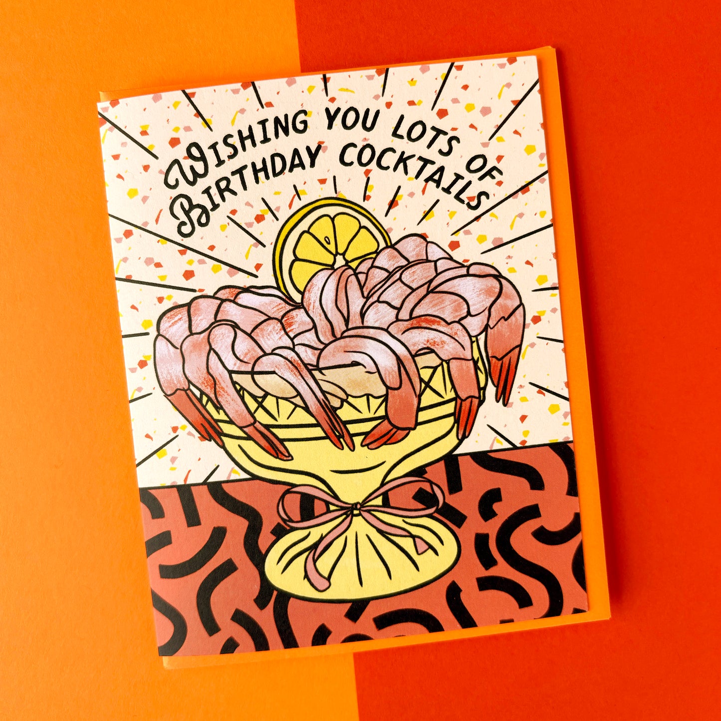 Shrimp Cocktail Birthday Card