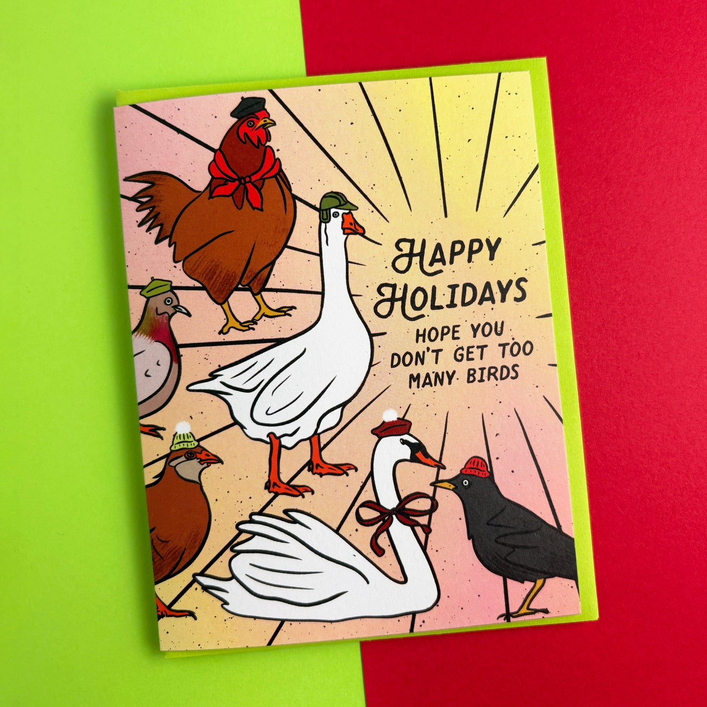Birds of Christmas Holiday Card