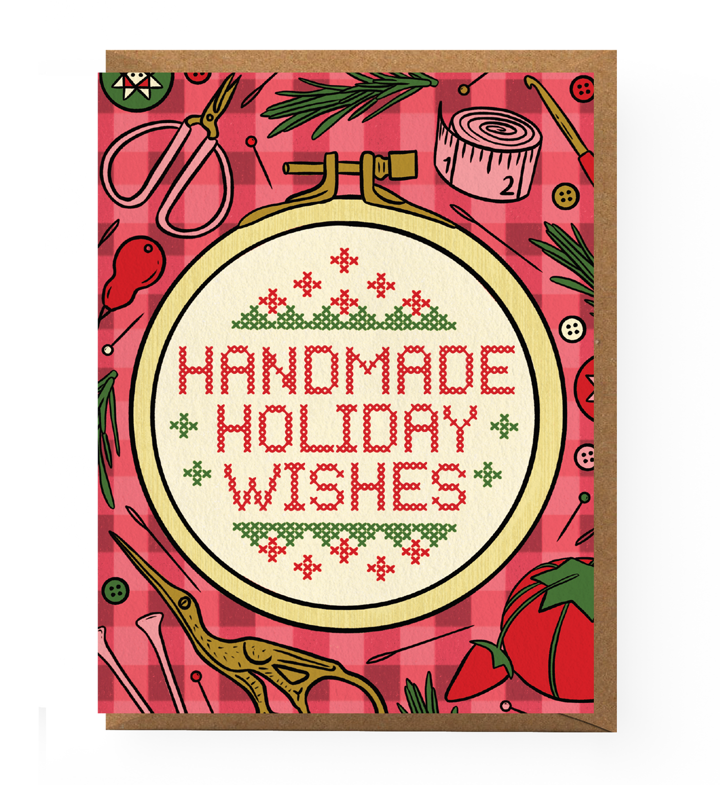 Handmade Holiday Wishes Card