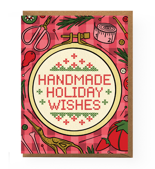 Handmade Holiday Wishes Card