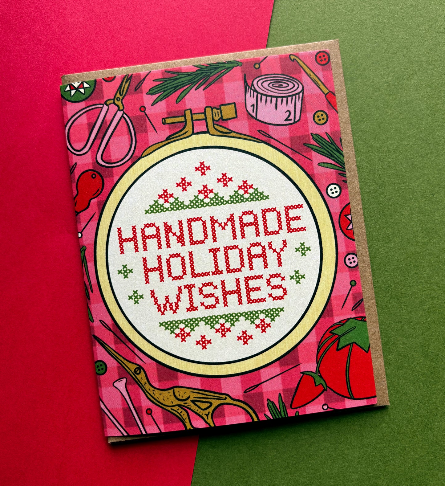 Handmade Holiday Wishes Card