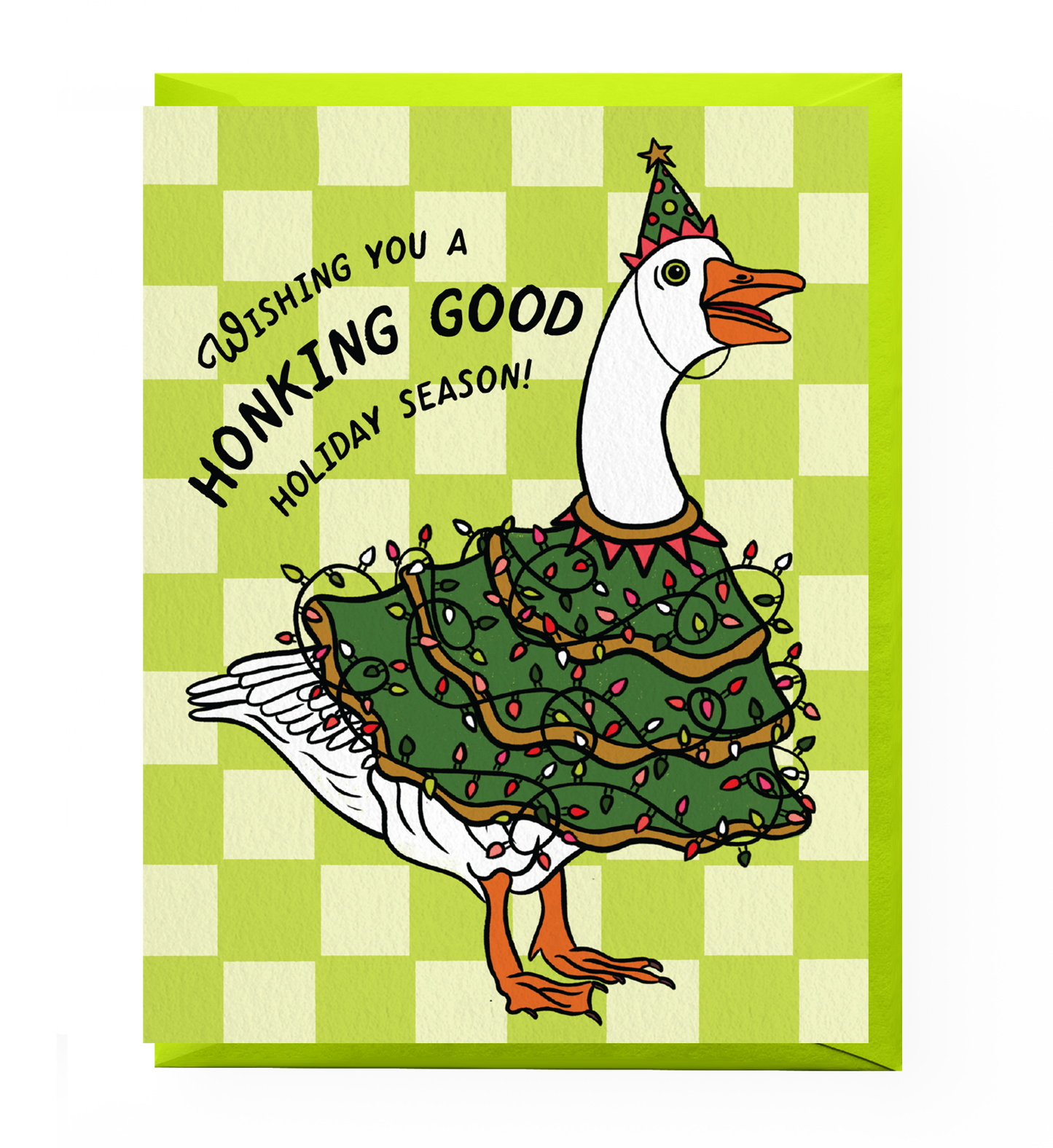 Porch Goose Holiday Card