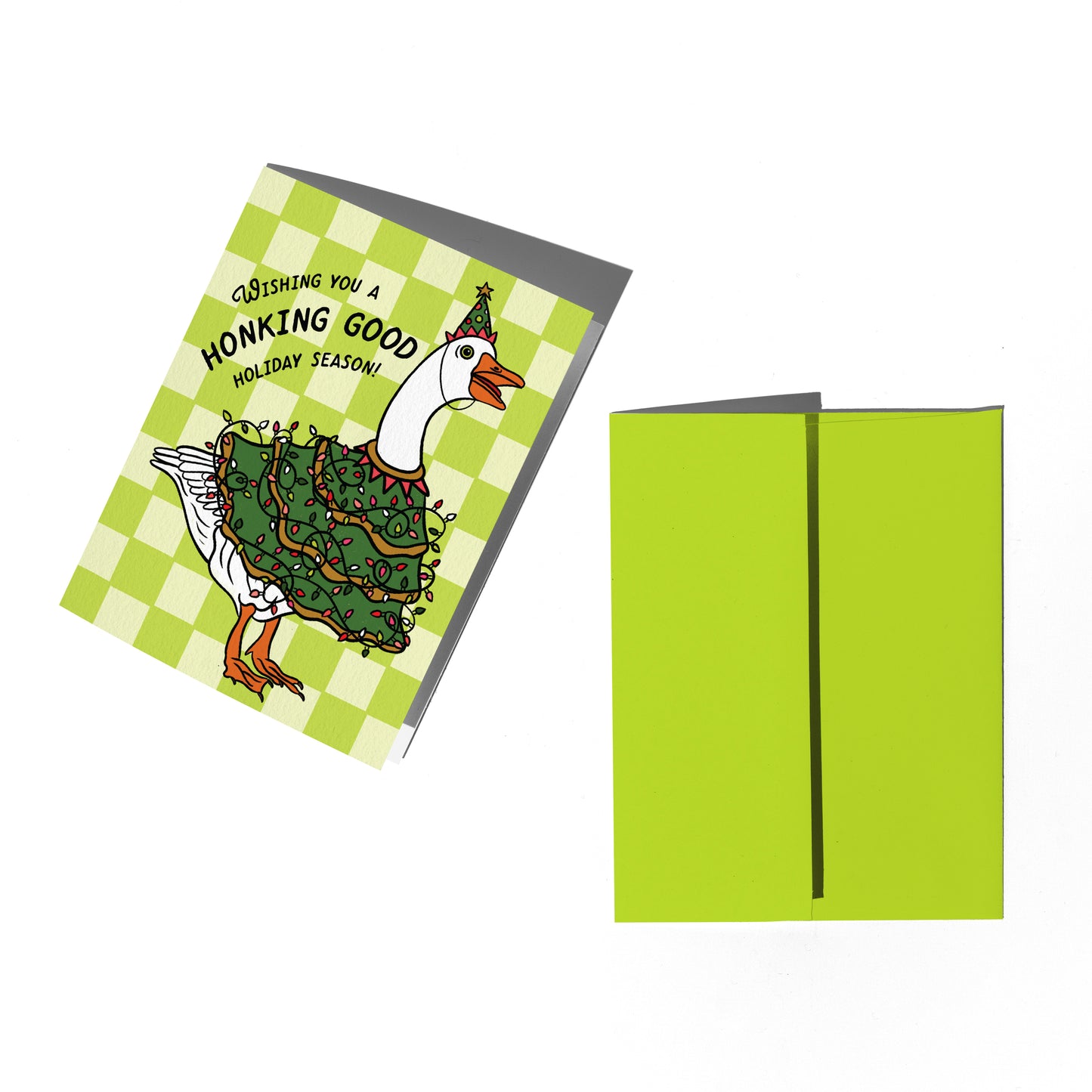 Porch Goose Holiday Card