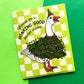 Porch Goose Holiday Card