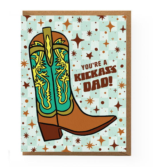 Kickass Dad Father's Day Card