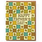 Olive Check Father's Day Card