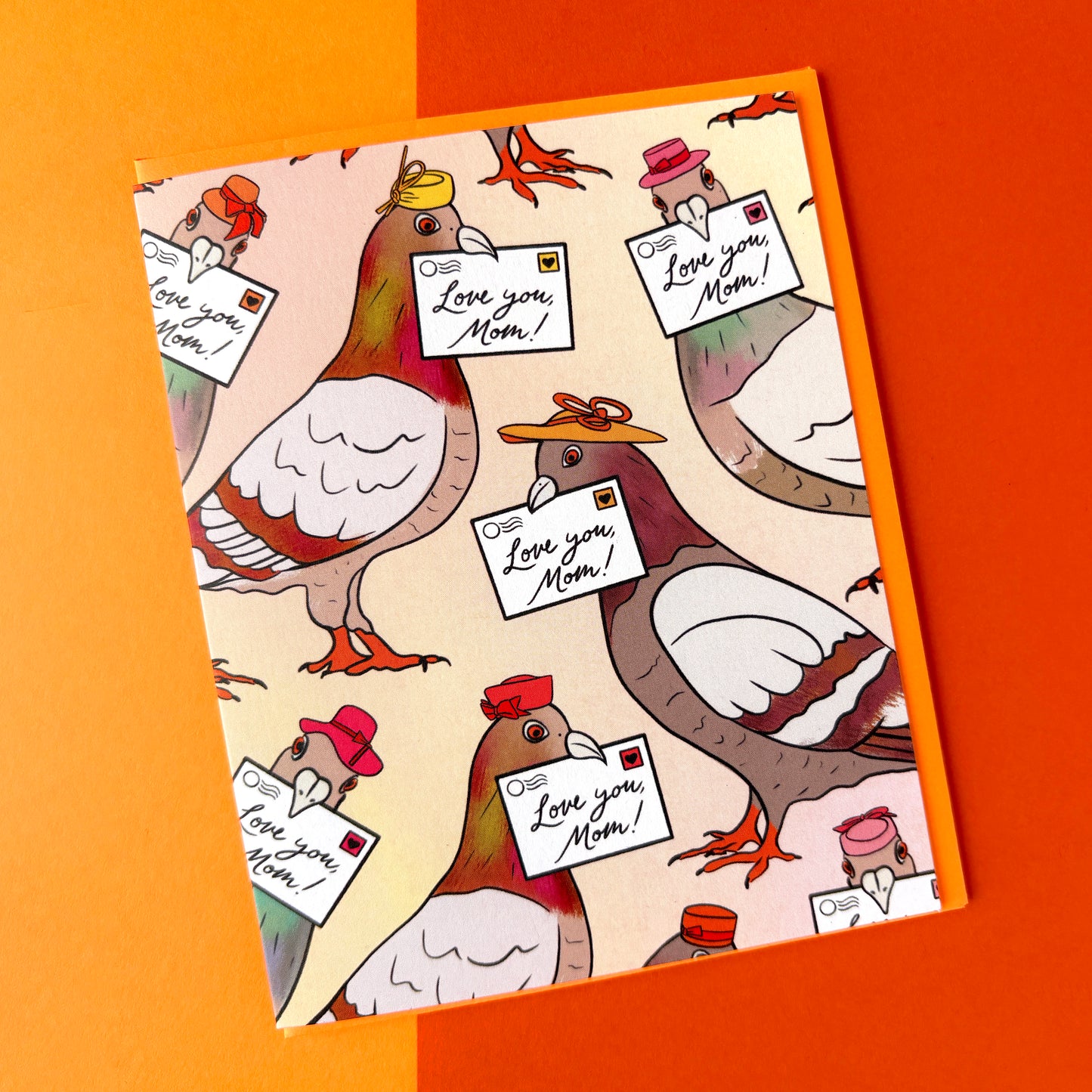 Pigeon Mother's Day Card