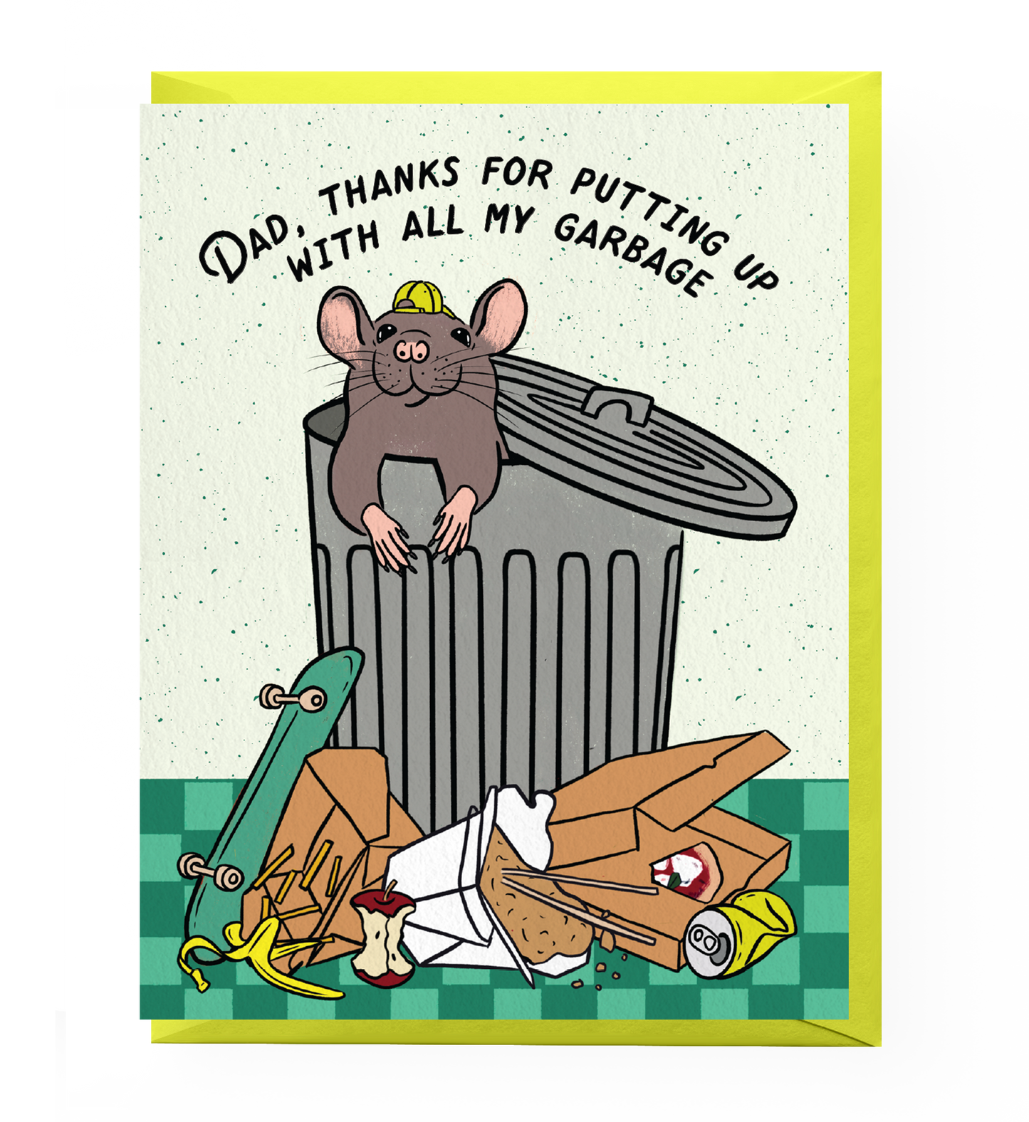 Cute Rat Father's Day Card