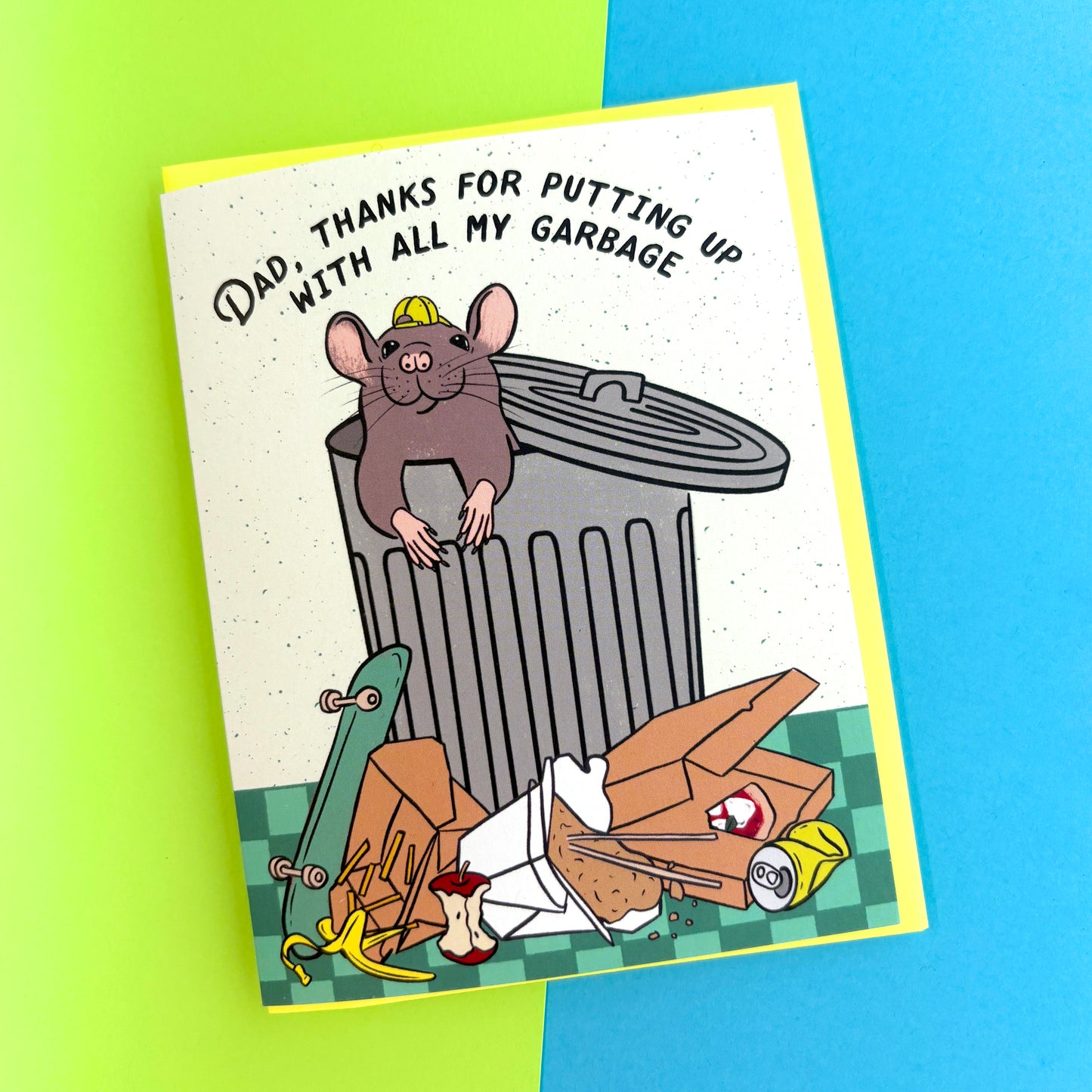 Cute Rat Father's Day Card