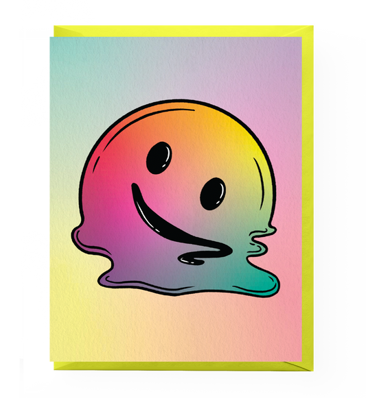 Melting Smile Greeting Card