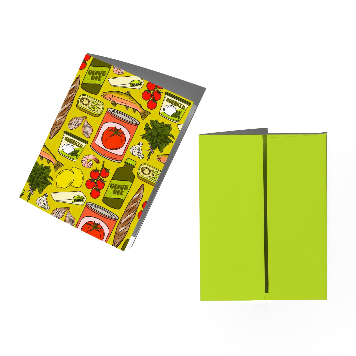 Sunday Dinner Patterned Greeting Card