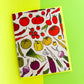 Farmers Market Patterned Greeting Card