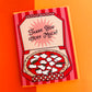 Pizza Box Thank You Card