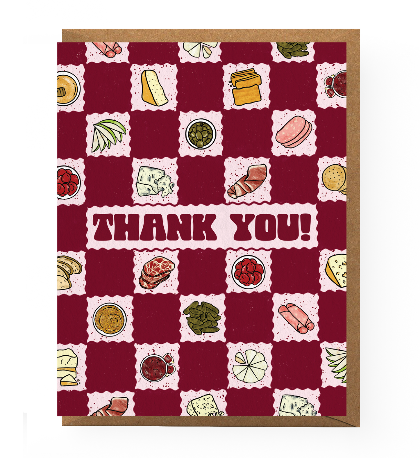 Charcuterie Check Thank You Card