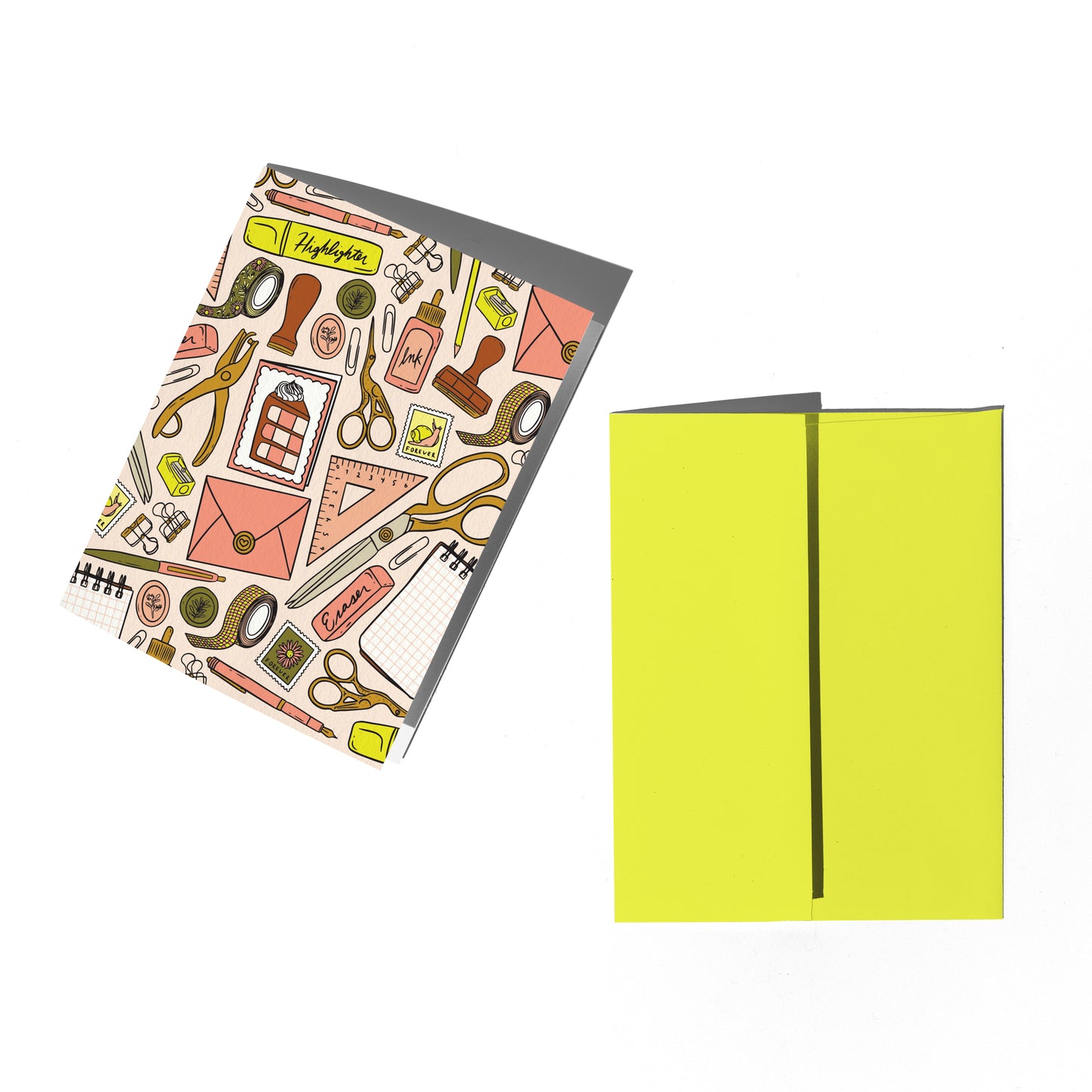 Stationery Patterned Greeting Card