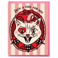 Cat Jester Love Card