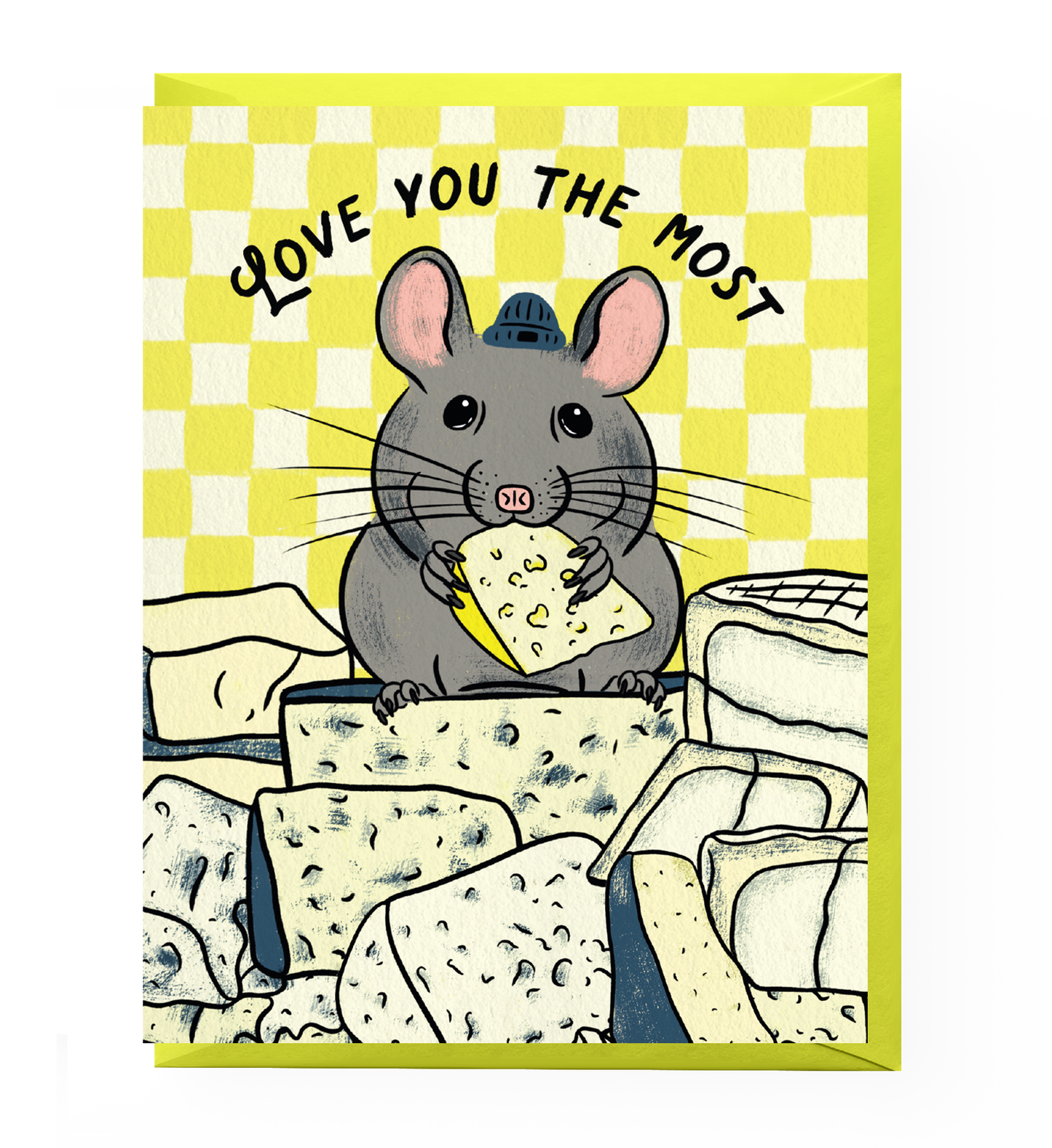 Cheese Mouse Love Card