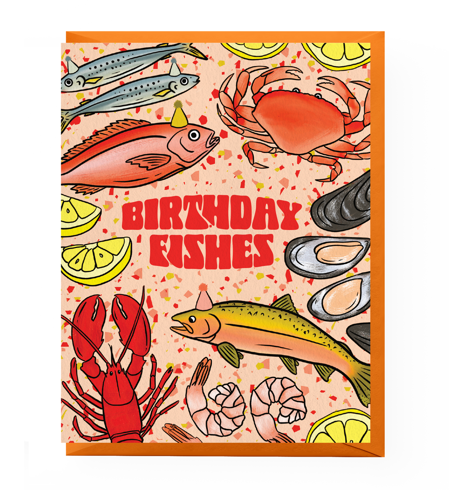 Seafood Birthday Card