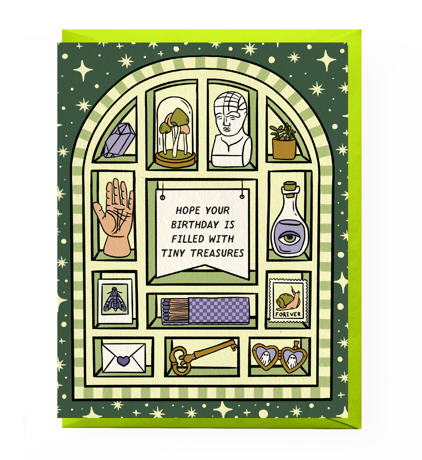 Cabinet of Curiosities Birthday Card