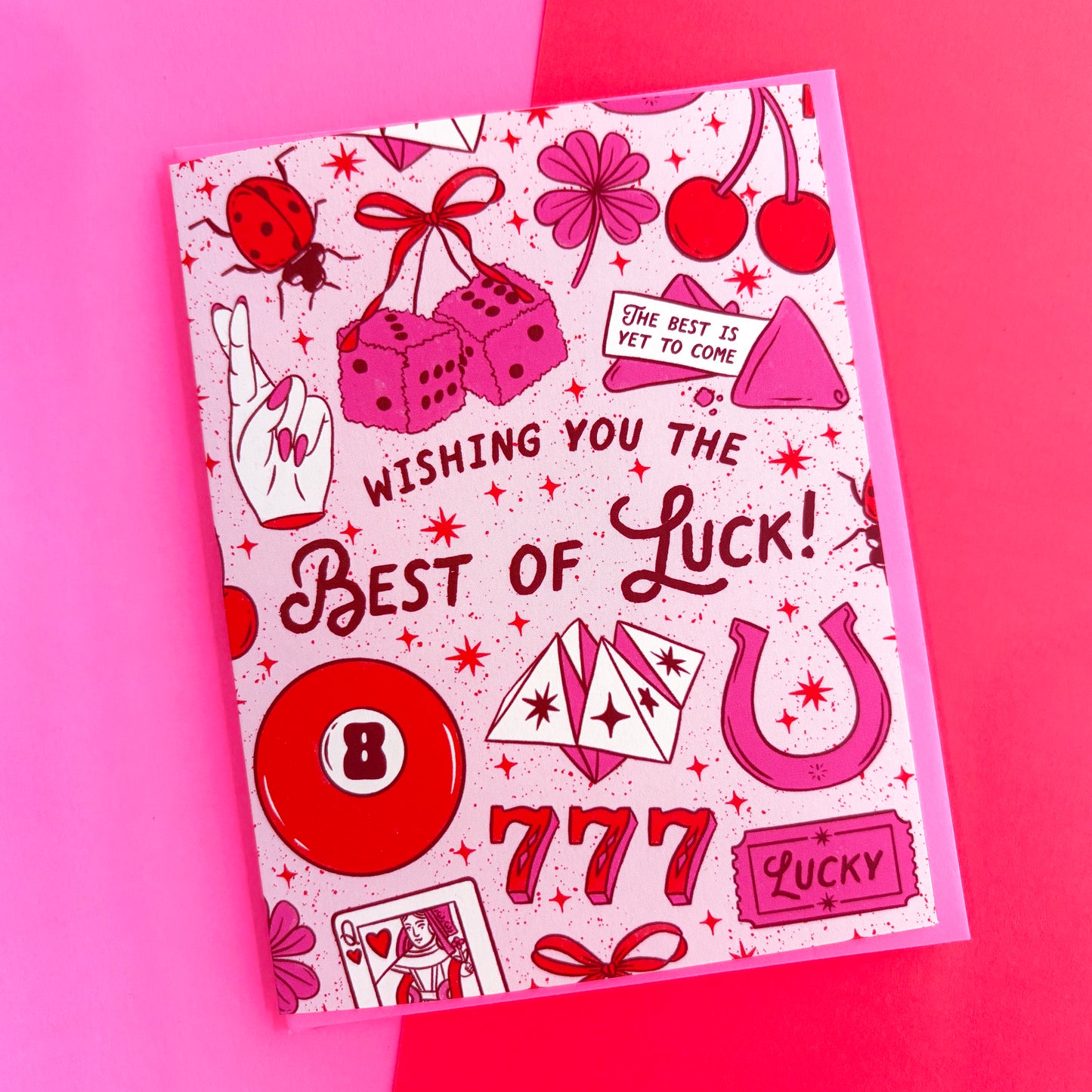 Good Luck Charms Encouragement Card