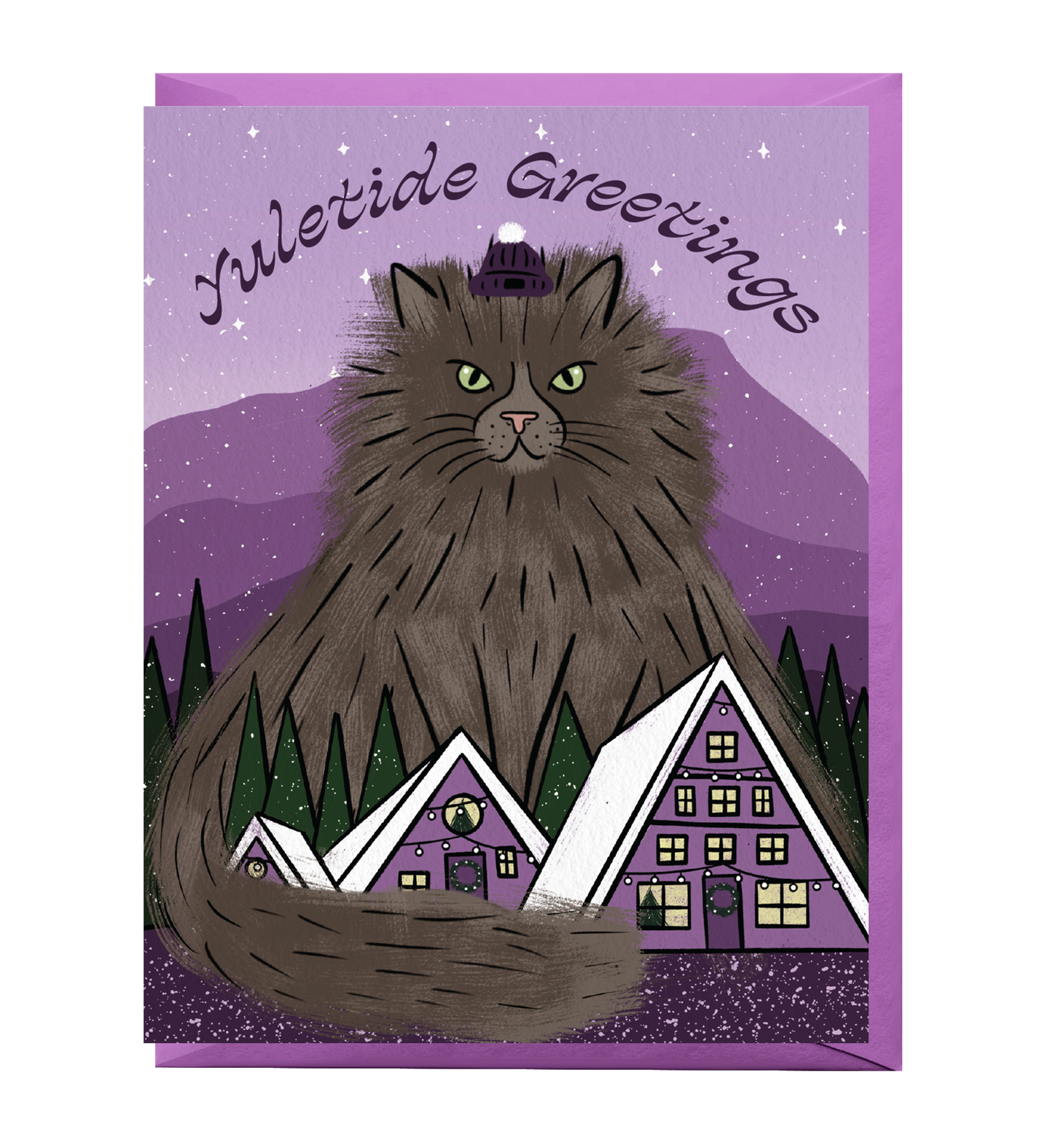 Yule Cat Holiday Card