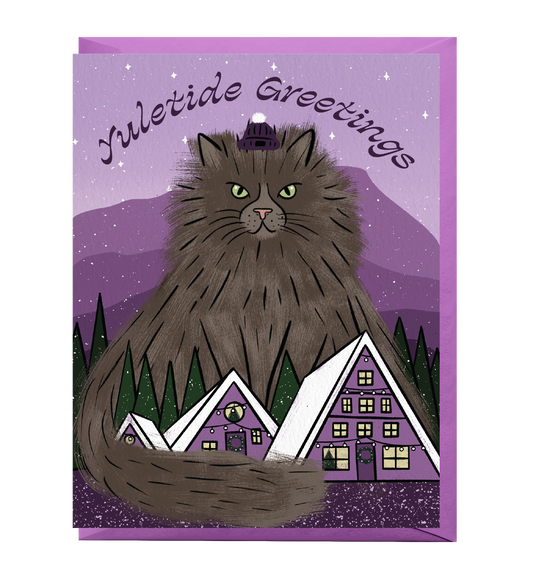 Yule Cat Holiday Card