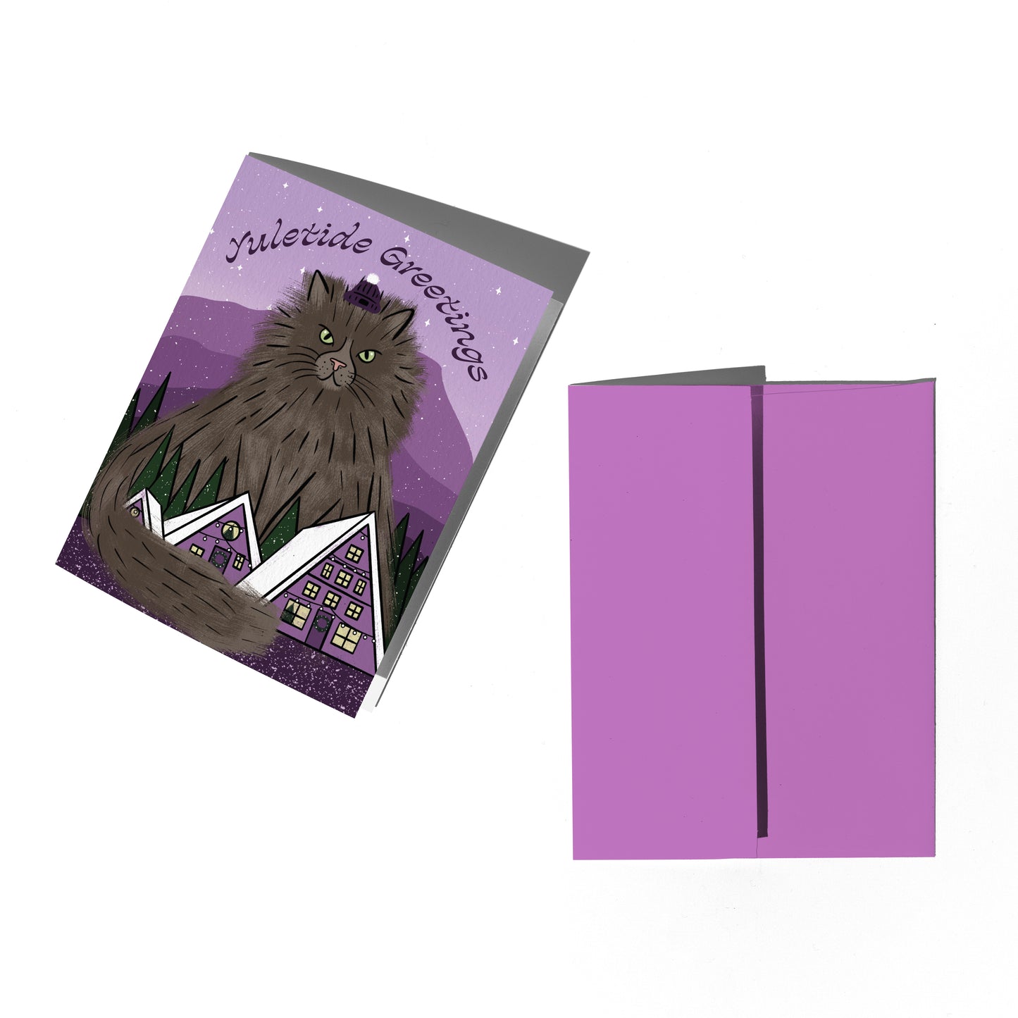 Yule Cat Holiday Card