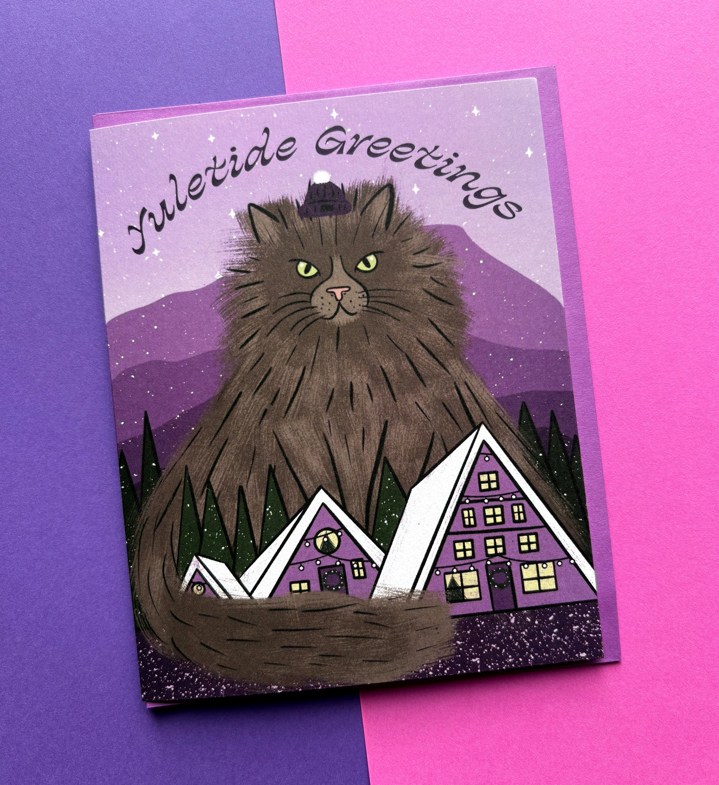Yule Cat Holiday Card