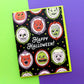 Monster Mask Halloween Card