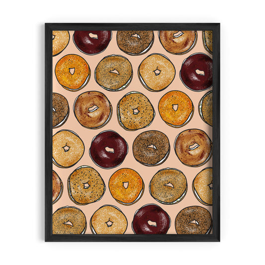 Bagels Art Print