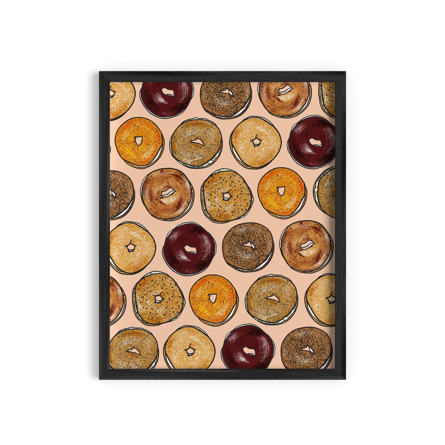 Bagels Art Print