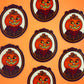 Cowboy Jack-O-Lantern Sticker