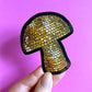 Disco Mushroom Glitter Sticker