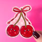 Flirty Cherries Sticker