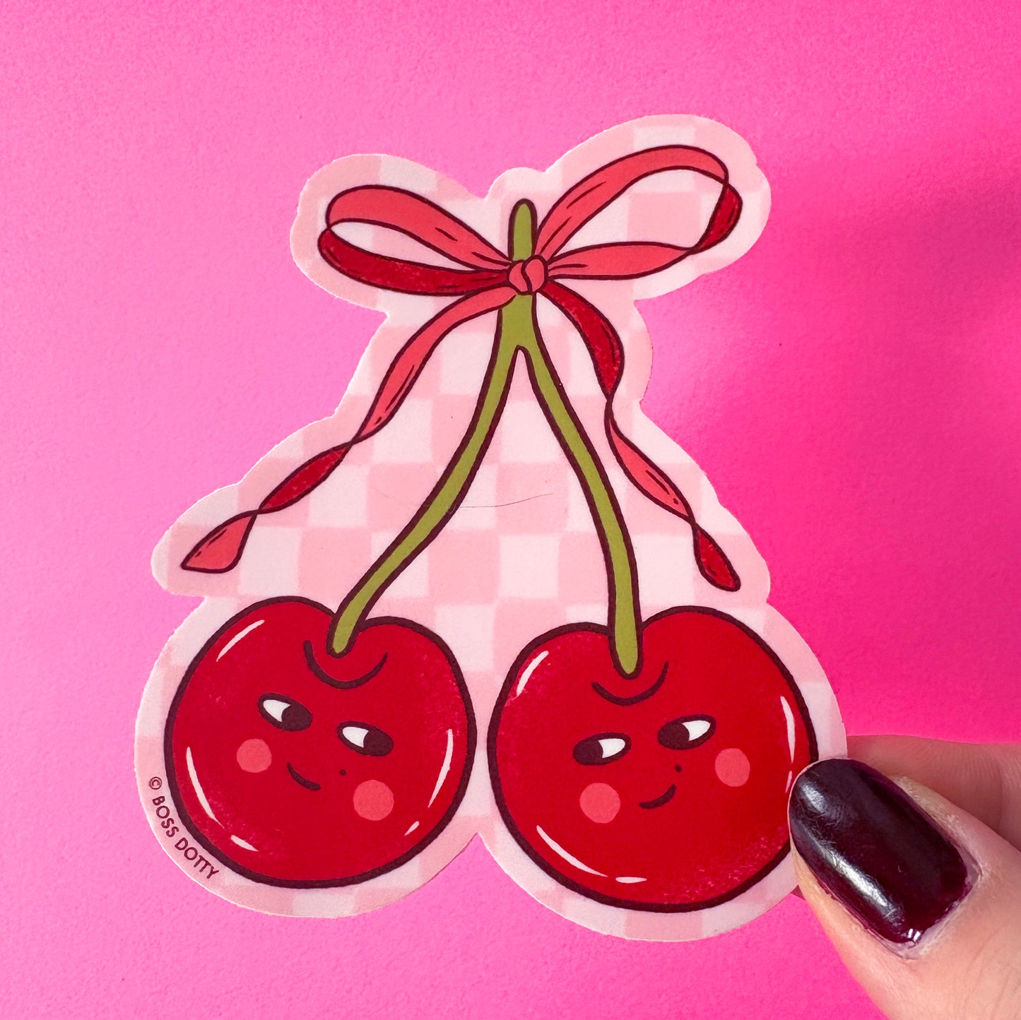 Flirty Cherries Sticker