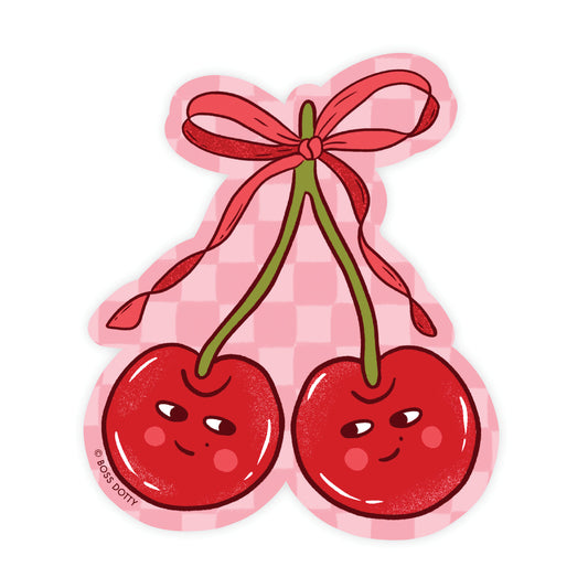 Flirty Cherries Sticker