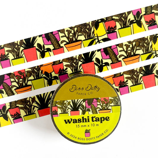 House Plants Washi Tape