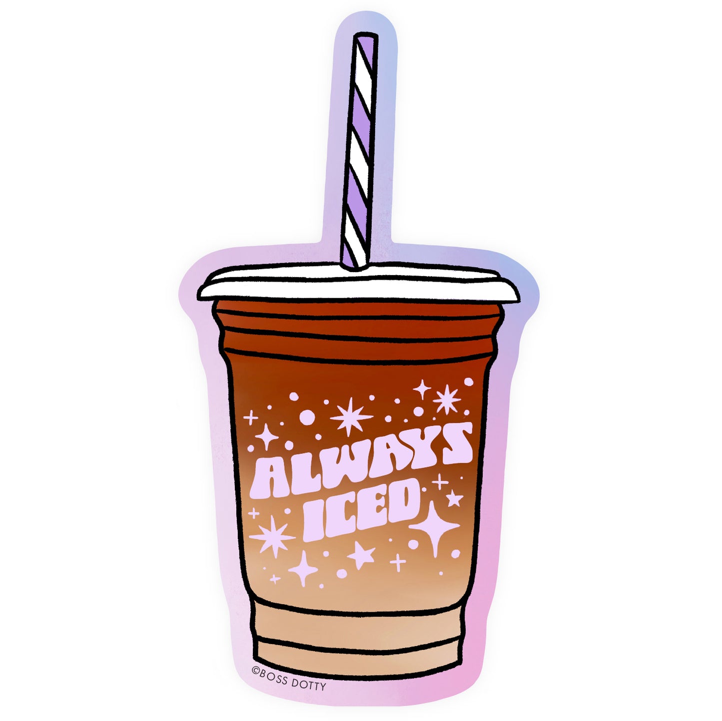 Iced Coffee Sticker