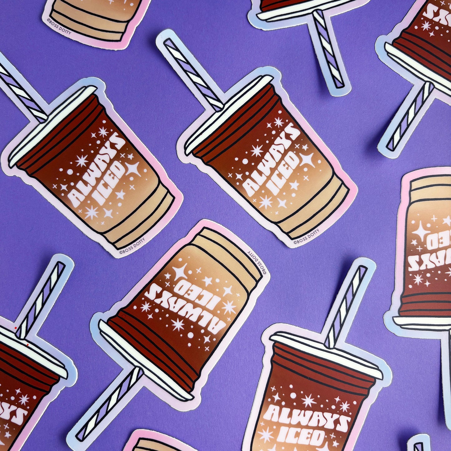 Iced Coffee Sticker