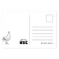 Love From New York Pigeons Postcard