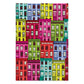 Brownstones Patterned Postcard