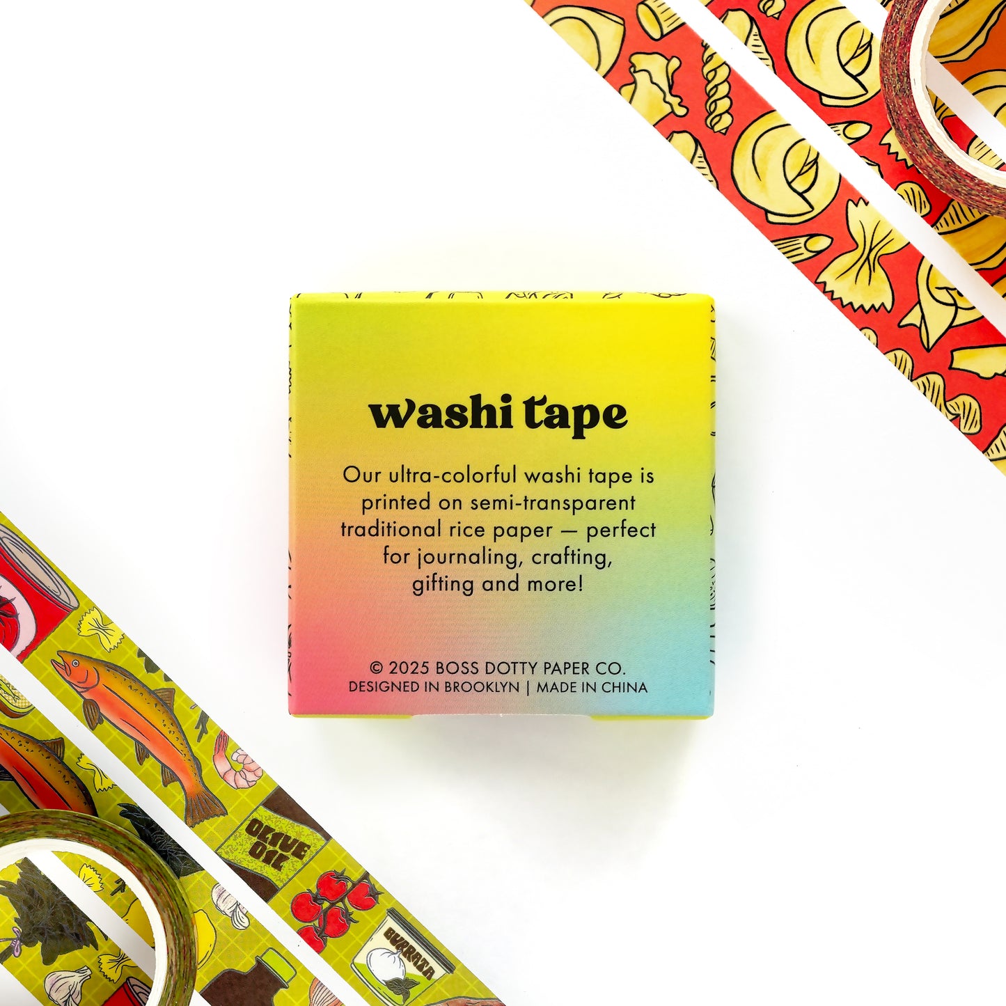 Pasta & Sunday Dinner Washi Tape Boxed Set